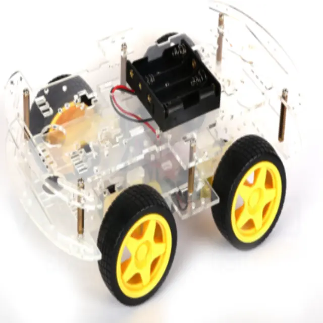 4 Wheel Robot Smart Car Chassis Kit